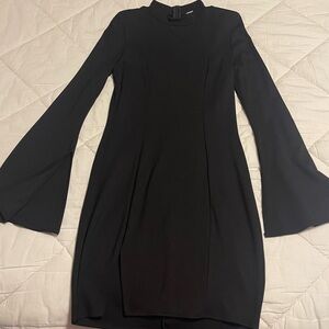 Chic Black Long Sleeve Dress
